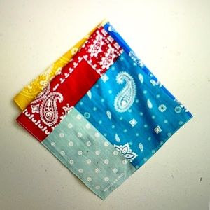 COPY - Wallace Barnes multi patchwork bandanna NWT
